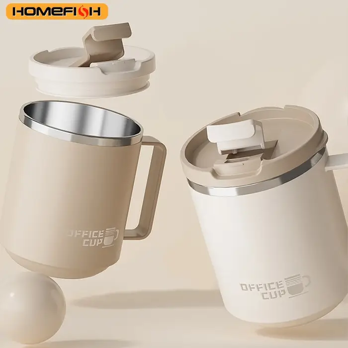 Mug à café isotherme à double paroi en acier inoxydable 304