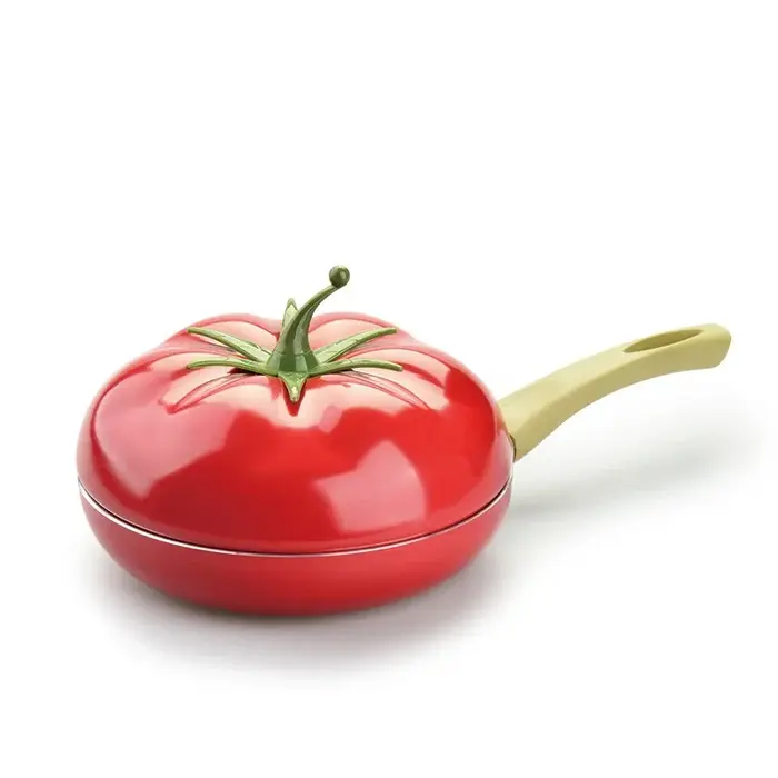 Poêle en aluminium antiadhésive en forme de fruit de haute qualité Poêle à frire Poêle à frire Pot à