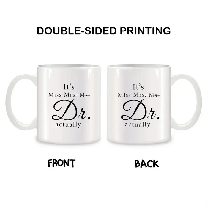C'est Miss Mrs Ms Dr Actuellement tasses pour femmes Dr PhD collègues ami cadeaux d'anniversaire nouveauté café