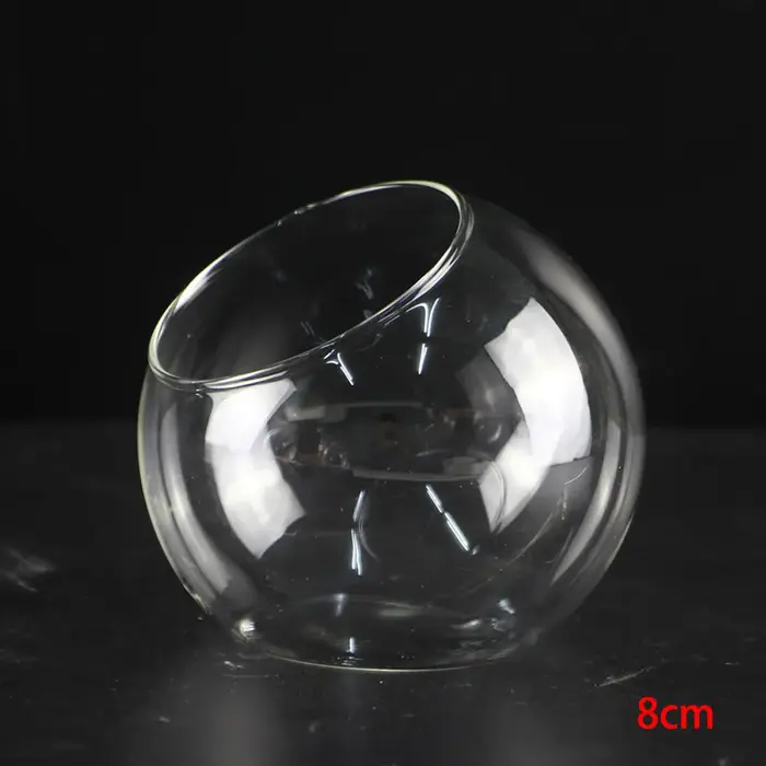 Récipient de terrarium pour micro invité, conception élégante avec bouche ouverte, idéal pour les dé