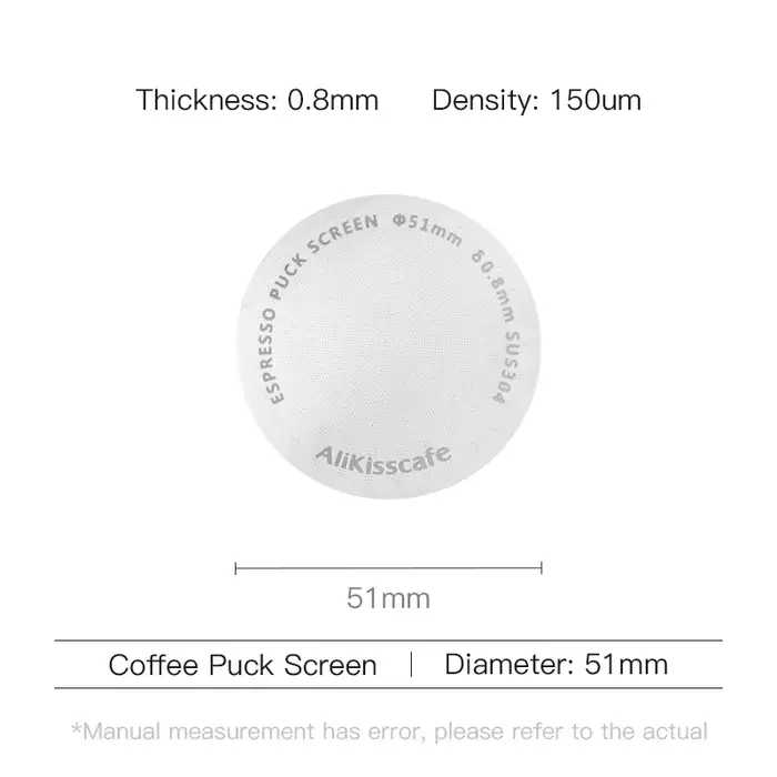 Filtre à expresso réutilisable pour porte-filtre, écran à café, maille de douche inférieure pour por