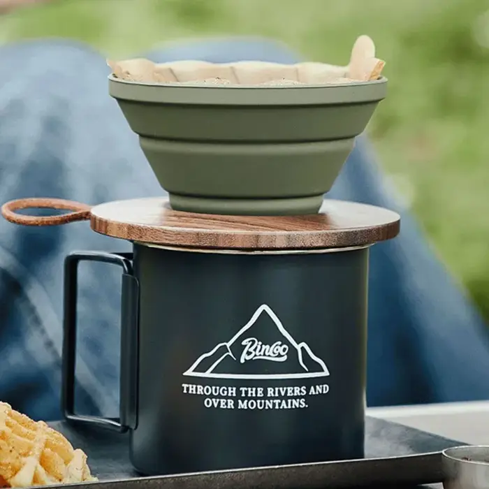 Tasse filtrante à café en Silicone