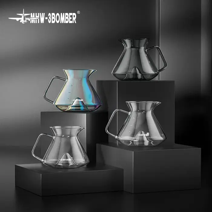 3BOMBER Hill Cafetière infusée à la main avec ustensiles