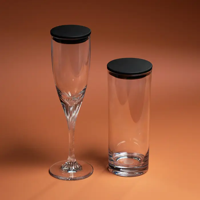 Verre à eau parfait et verre à Champagne parfait