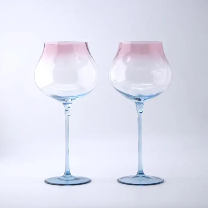 Verres à vin rouge nickel é de grande capacité