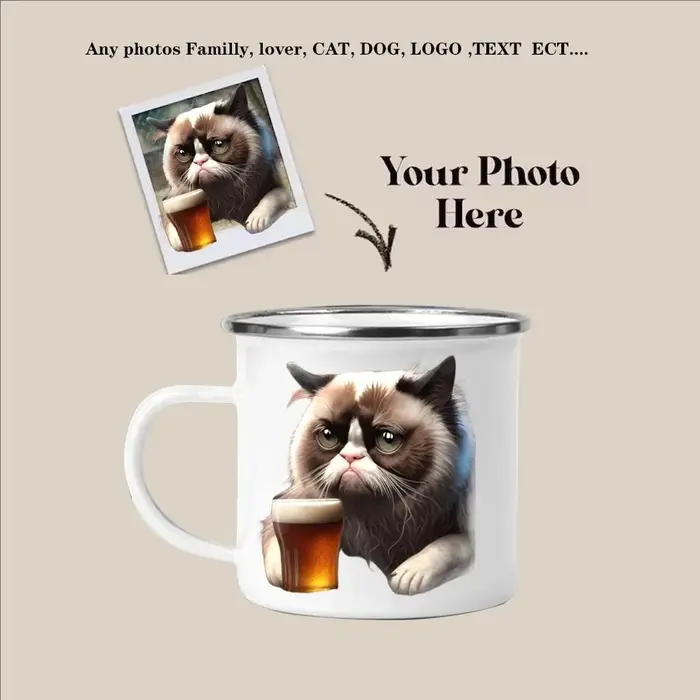 Tasse à thé avec Photo personnalisée, tasse personnalisée pour animaux de compagnie, chien, chat, Ph