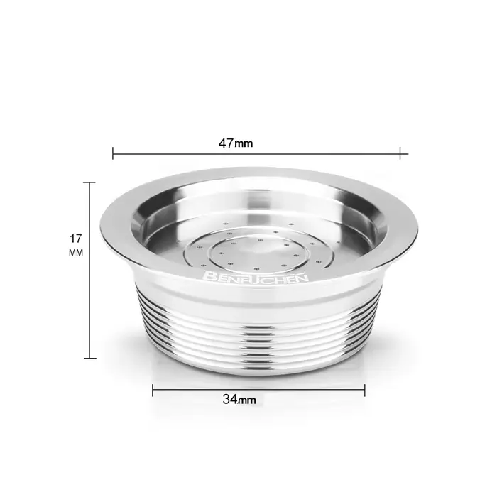 ICafilas-Capsules de café rechargeables en acier inoxydable