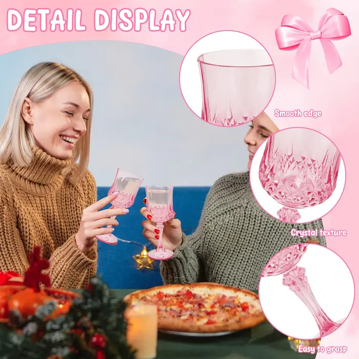 Verre à vin en plastique de haute qualité
