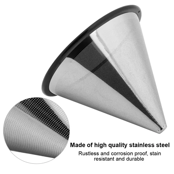 Filtre à café réutilisable en acier inoxydable YJ-99A3