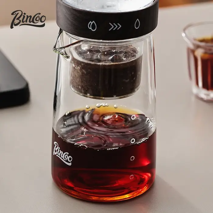 Bincoo – Pot d'égouttement de glace en verre Transparent