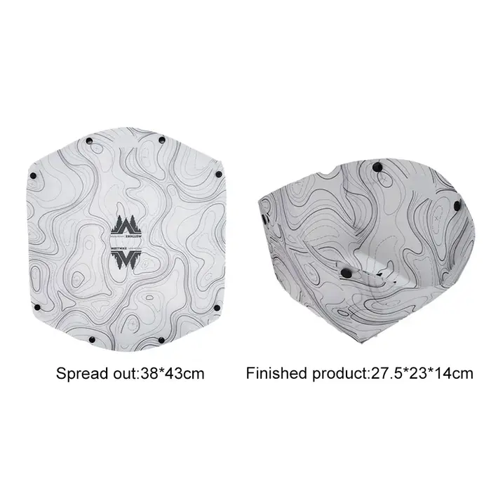 WELLHIKE – vaisselle pliante légère d'extérieur, vaisselle polyvalente réutilisable, ensemble Ultra léger pour pique-nique, fête de rassemblement à domicile