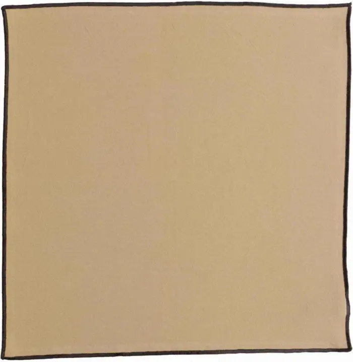 Serviette de table recycle Grace Camel 40 x 40