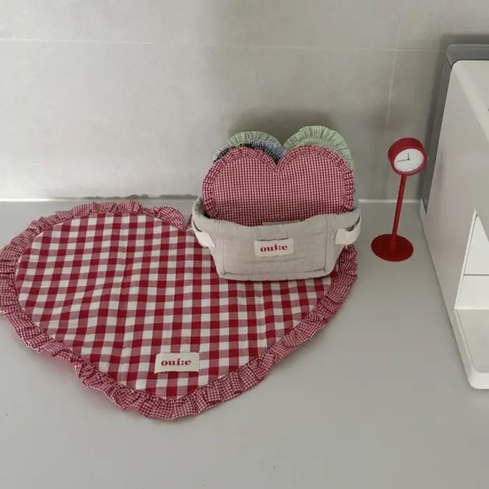 Nouveaux sets de table en forme de cœur
