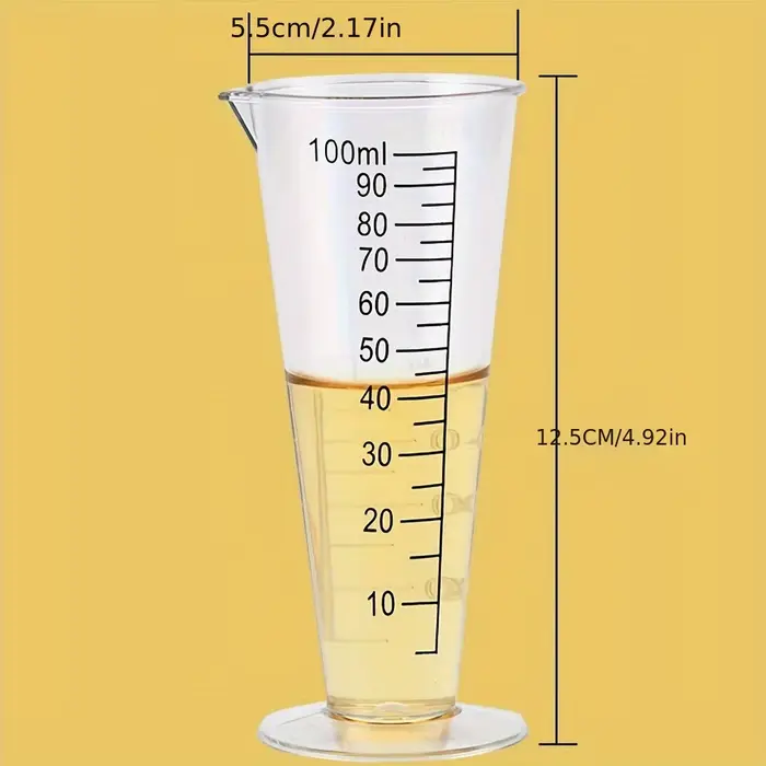 Tasse à mesurer en plastique de qualité alimentaire de 100 ml avec balance – Sans BPA