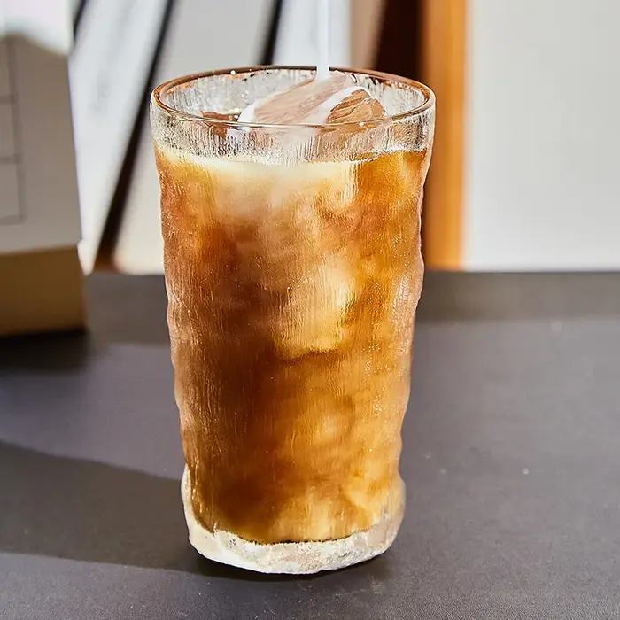 Verre à motif glacier pour ménage