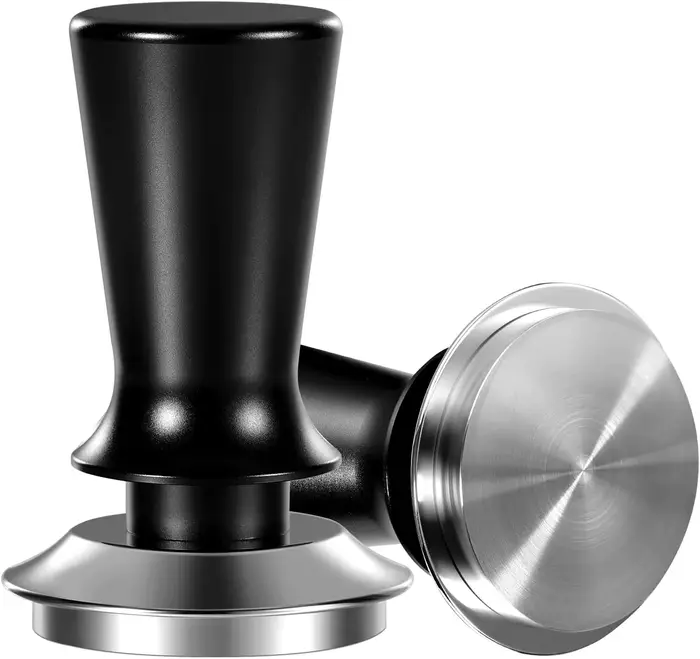 Tamper à expresso 51 mm 53 mm 58 mm, tamper à café barista avec ressort calibré, tamper en acier ino