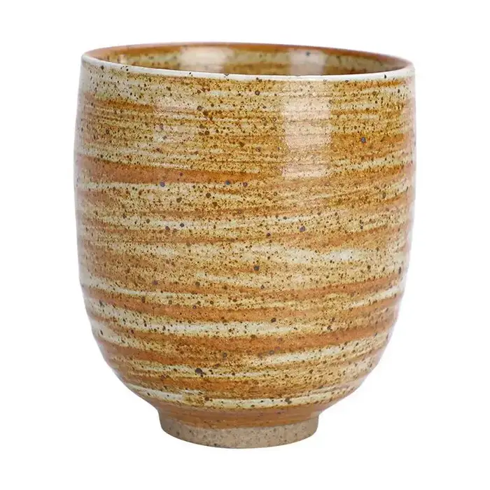 Tasse à café en poterie artisanale émaillée à la main