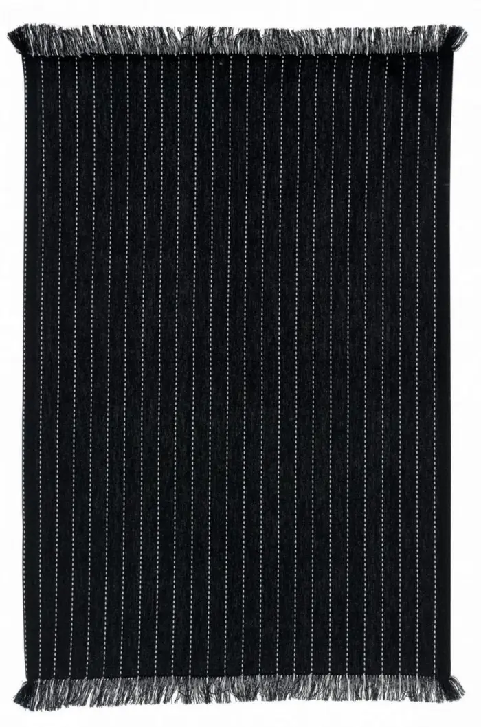 Torchon recycl Chris Noir 50 x 70