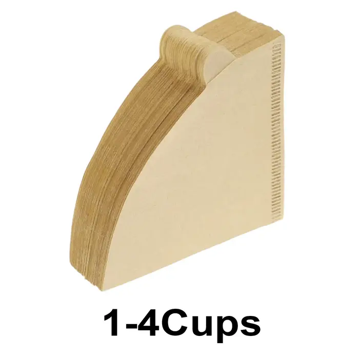 Filtres à café coniques jetables en papier non blanchi V01/V02