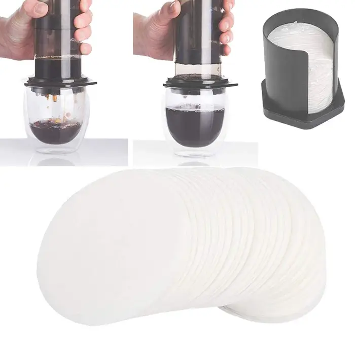 Papier filtre rond pour cafetière Aeropress et machine à expresso, 350 pièces