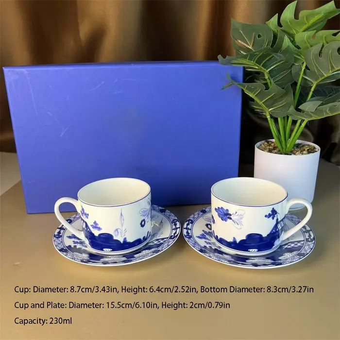 Service à thé et café haut de gamme de la série orientale : Assiette