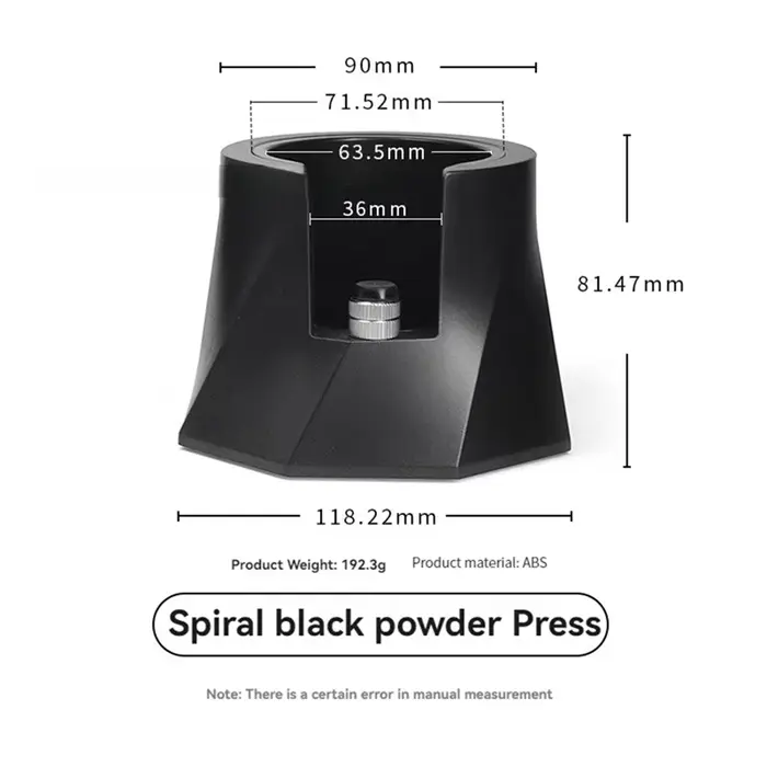 Support de Tamper à Café pour Poignée de 51/53/58mm, Accessoire Réglable et Antidérapant Astronomiqu