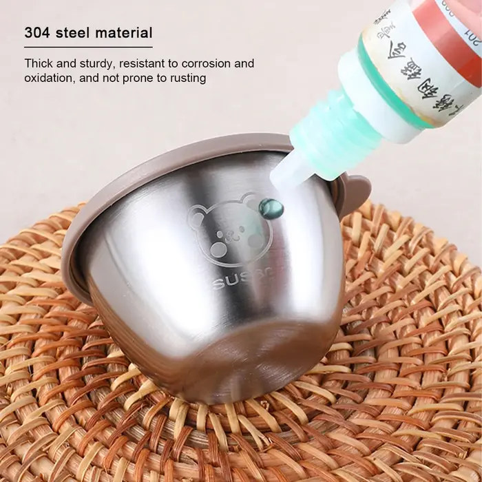 Récipient de Sauce à salade réutilisable en acier inoxydable 304