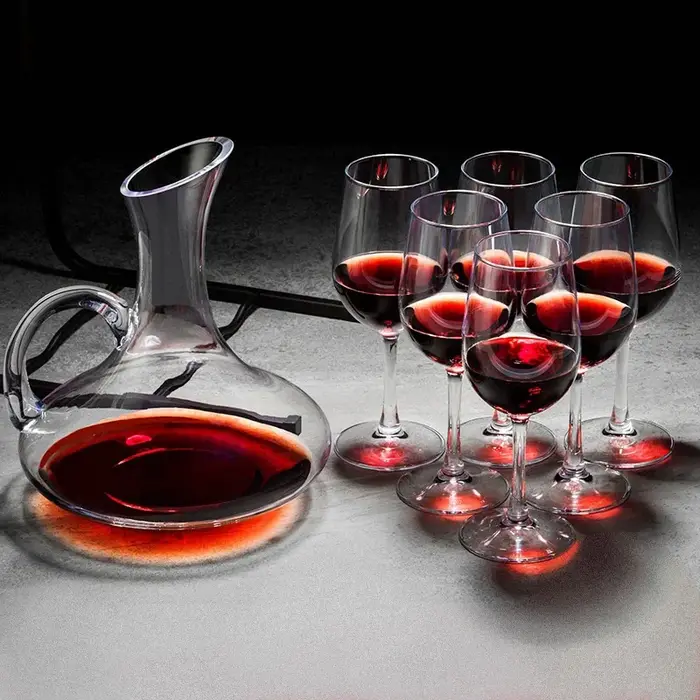 Ensemble de verres à vin rouges