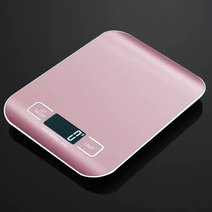 Balance de cuisine numérique 5kg/10kg, chargement USB, balances électroniques en acier inoxydable, b