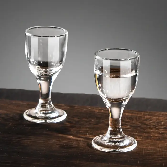 Ensemble de tasses à vin transparentes de 10ml