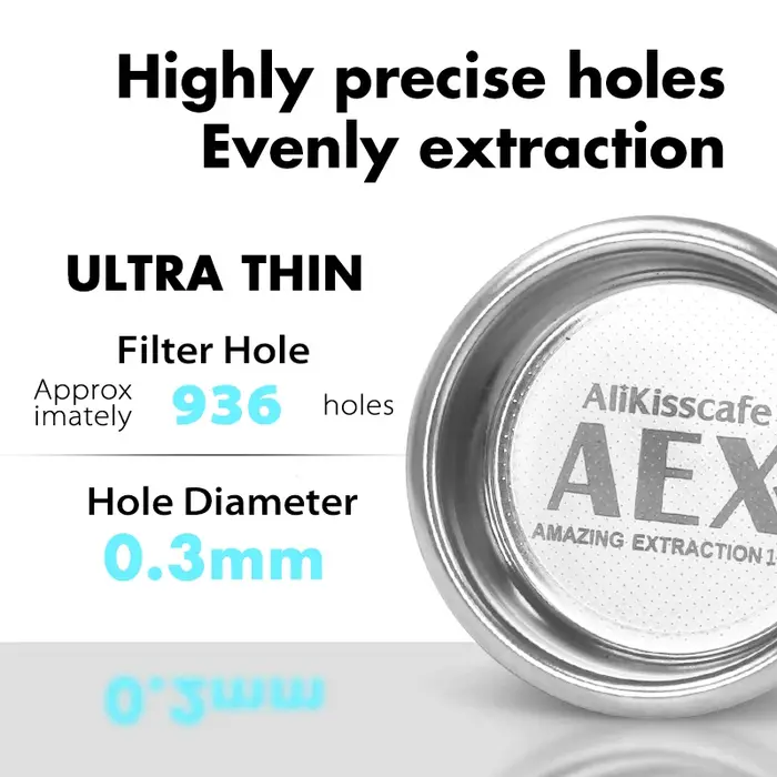 Porte-filtre à café AliKisscafe 58MM pour machine à expresso GAGGIA Classic Pro à bec unique