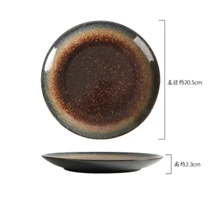 Assiette de service japonaise en céramique