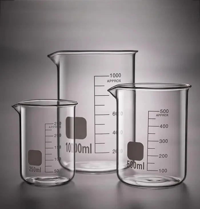 Tasse à mesurer en verre borosilicate YWDL avec échelle graduée