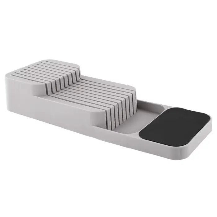 Boîte de rangement de couteaux, tiroir de cuisine, plateau de rangement de couverts, organisateur de