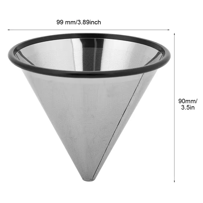 Filtre à café réutilisable en acier inoxydable YJ-99A3
