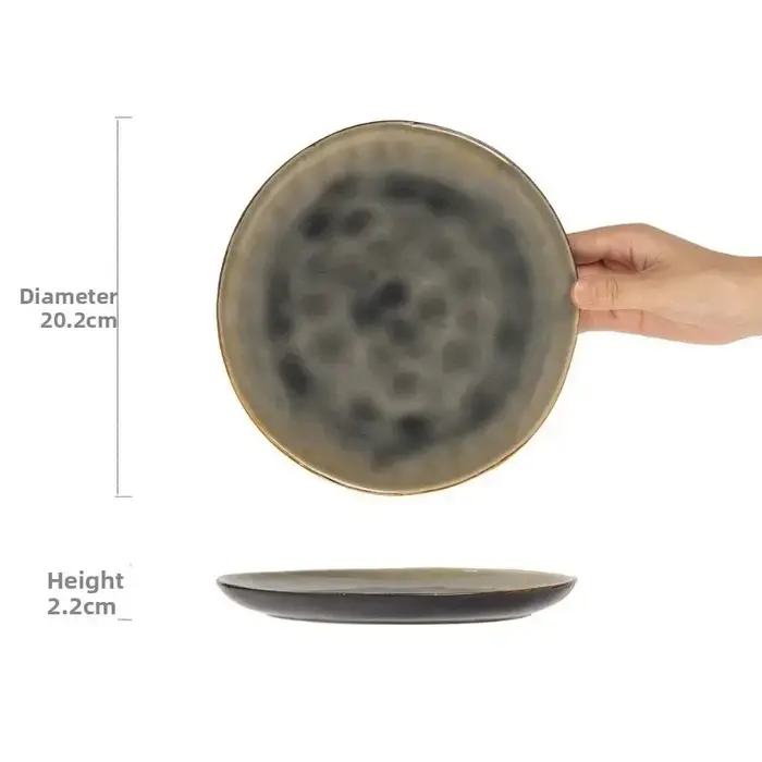 Assiette en céramique haut de gamme au design unique