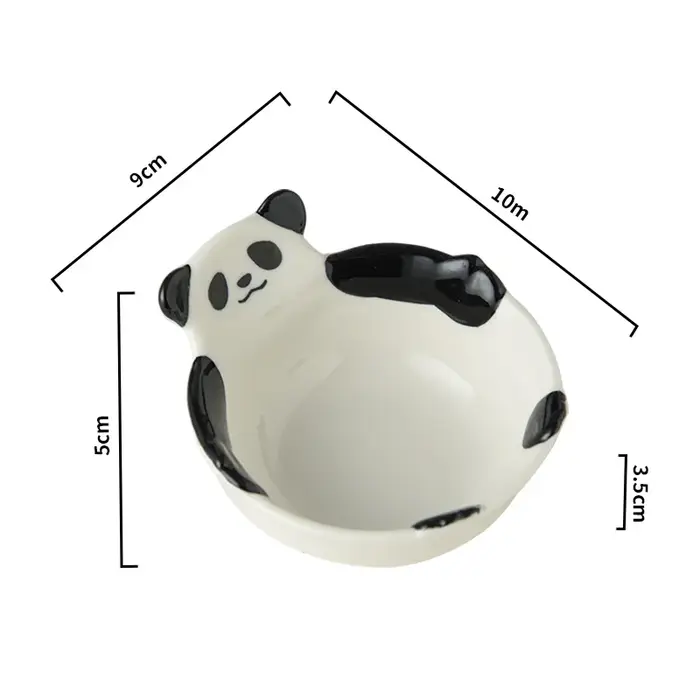 Pio d'assaisonnement en céramique pour la maison, plat à tremper KrasnomonoVinaigre Hot Pot, créatif