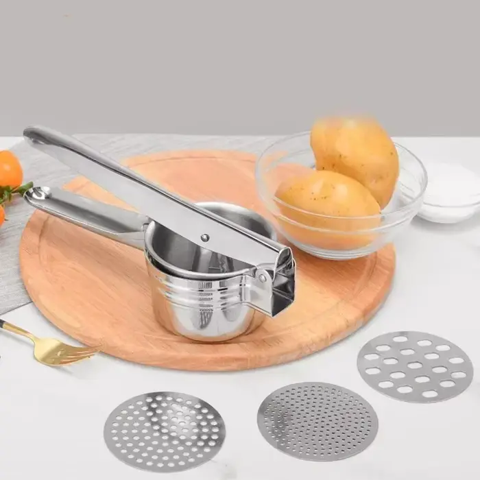 Presse-purée RicerPress purée de pommes de terre en acier inoxydable, purée de concassage, presse-fr
