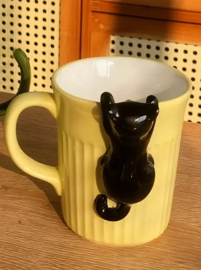 Mug à chat adorable – Tasse à café en céramique mignonne avec motif