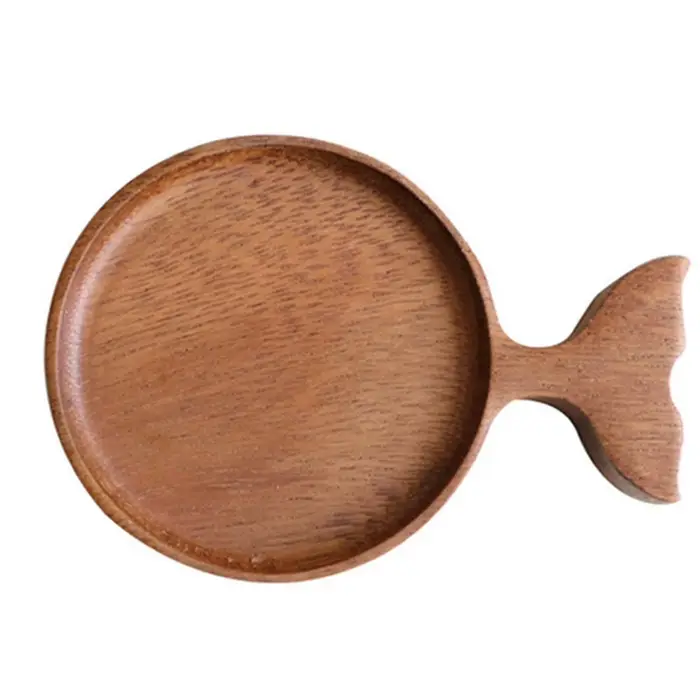 Pio à condiments en bois simple, plat d'assaisonnement polyvalent avec poignée pour la maison