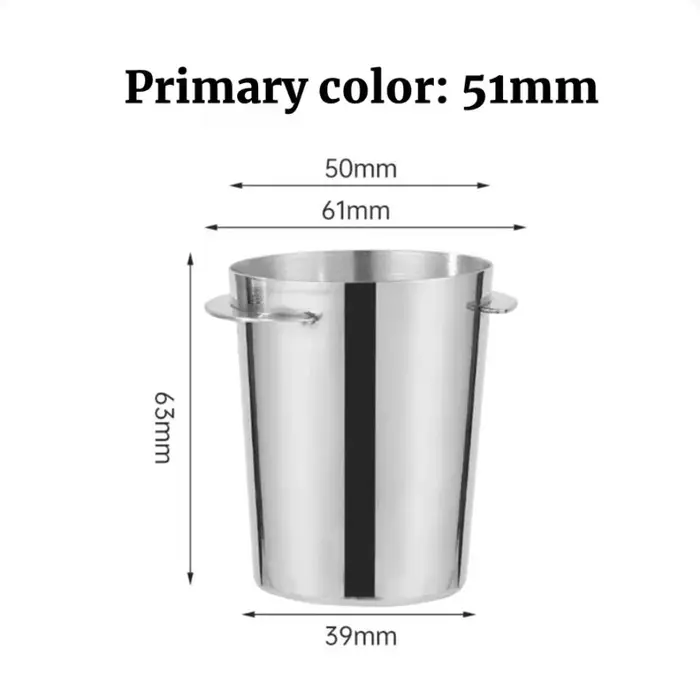 Tasse doseuse de café, tasse à renifler pour Machine à expresso, tasse doseuse de café en acier inox