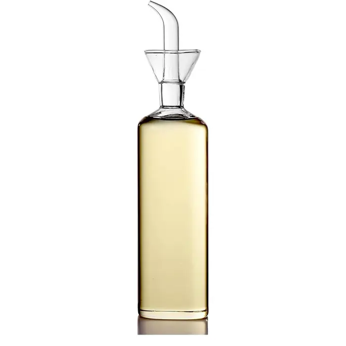 Distributeur d'huile et de vinaigre en verre - Bouteille anti-fuite et anti-goutte en borosilicate de haute qualité