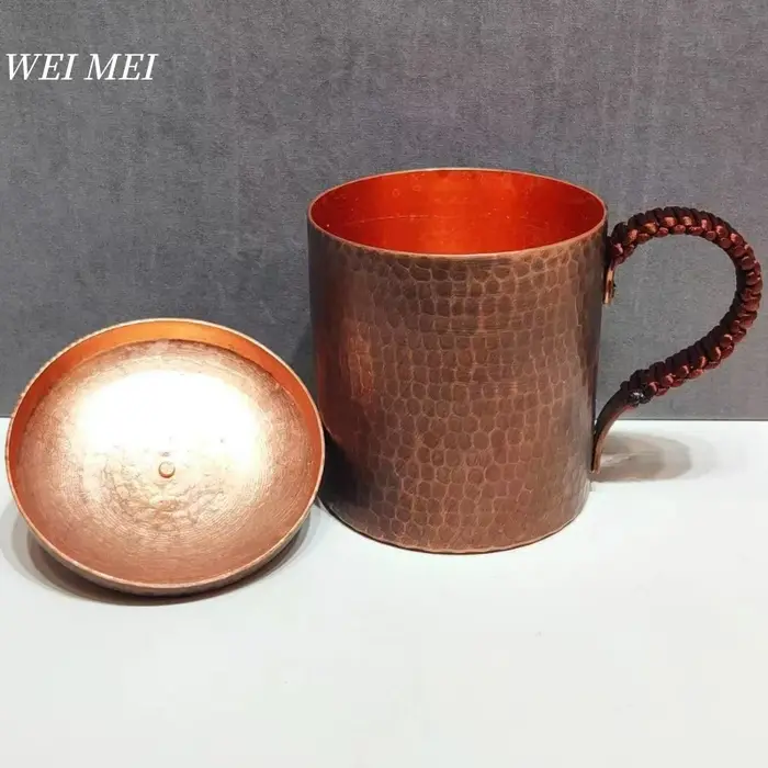 Tasse à café Vintage en cuivre pur