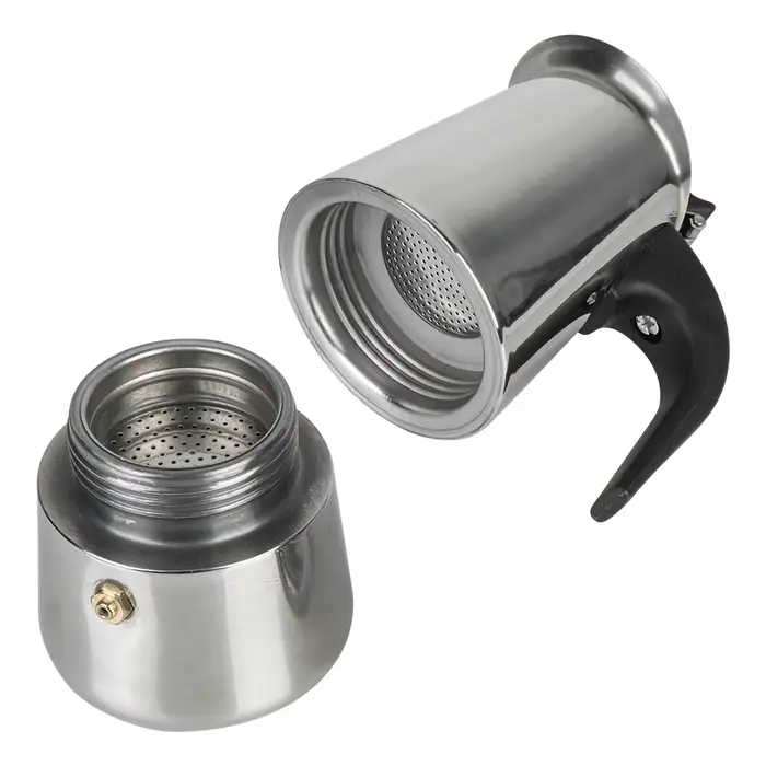 Cafetière Moka en acier inoxydable