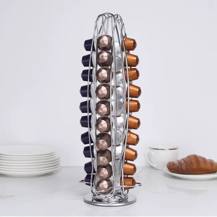 Support rotatif pour 40 capsules de café Nespresso