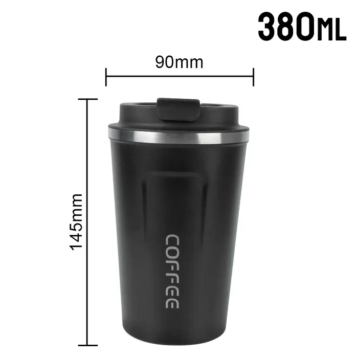 Thermo Cafe Double tasse à café en acier inoxydable pour thé eau café 380/510ML tasse Thermo de voya