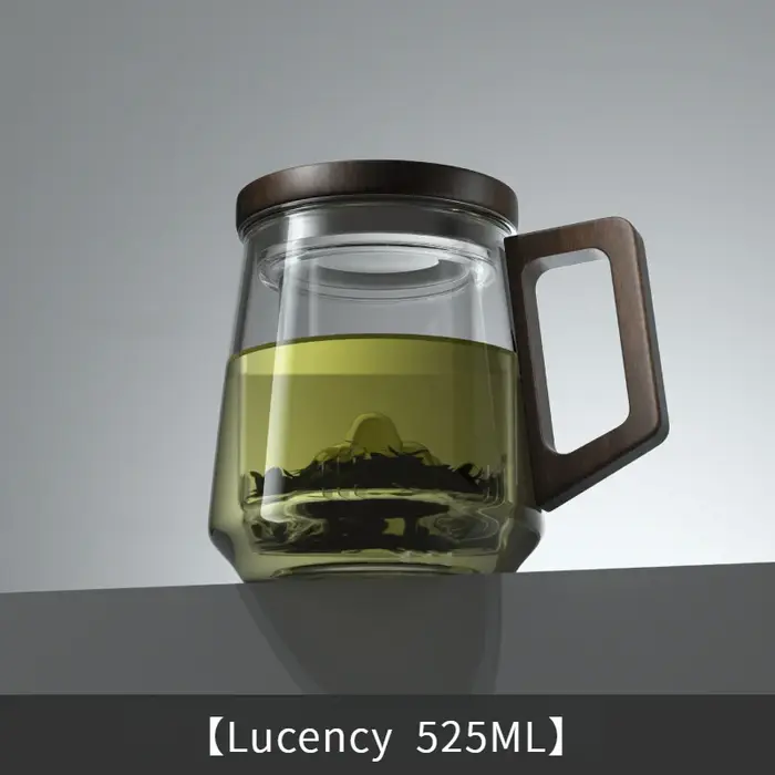 GIANXI tasse à thé en verre Unique Guanshan verre conception intérieure thé Filtration bureau noyer 
