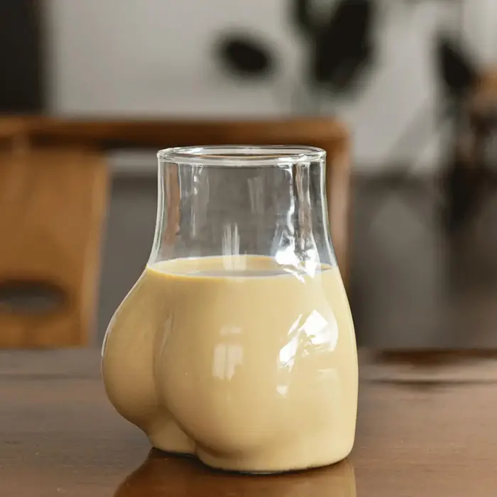 Verre à boire fesses drôle cul clair verres