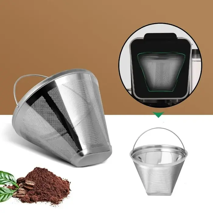 Filtre pour Machine à café goutte à goutte en acier inoxydable 304