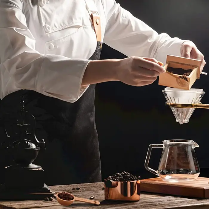 Cuillère à café en bois de hêtre